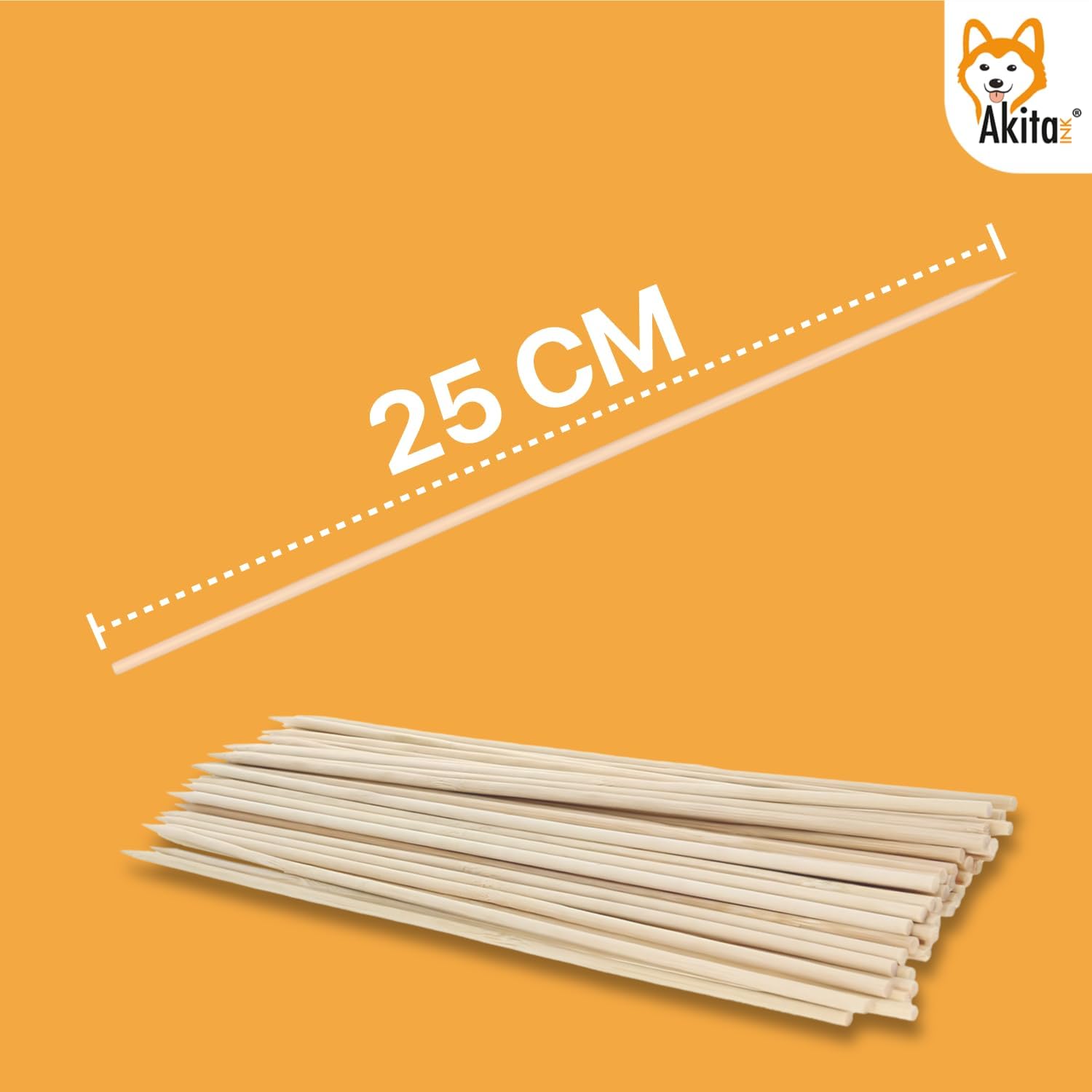Spiedini Bambu' 25cm Naturali | 1200 Pezzi BBQ & Finger Food foto 3