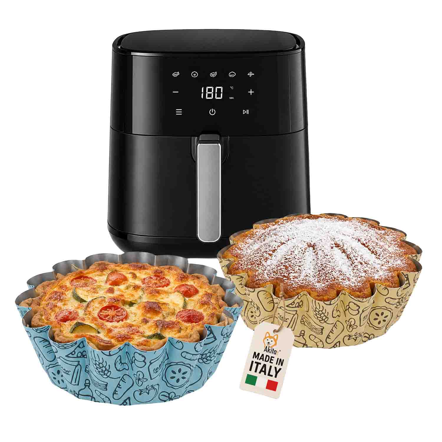 Teglia margherita friggitrice 20 cm antiaderente