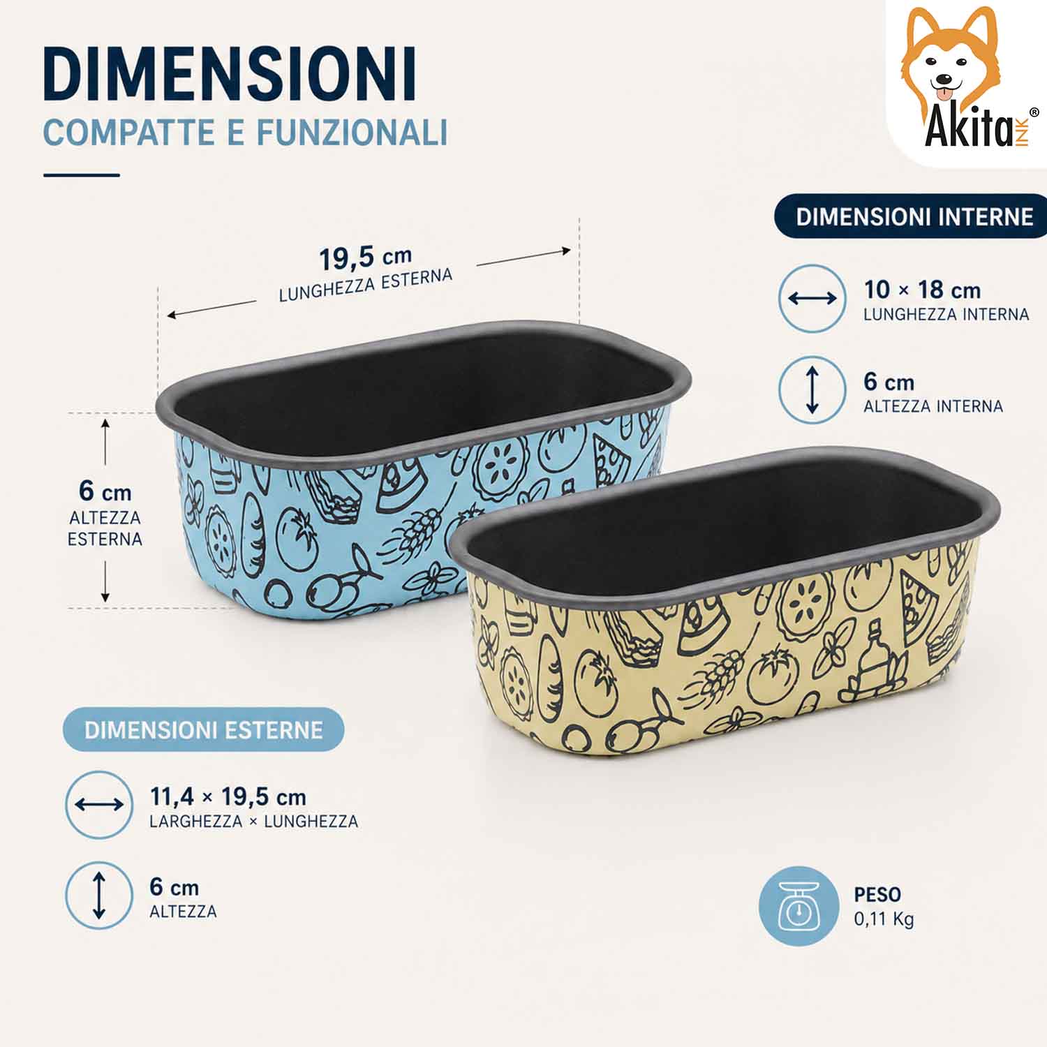 Teglia Plumcake Friggitrice 18 cm Antiaderente foto 3