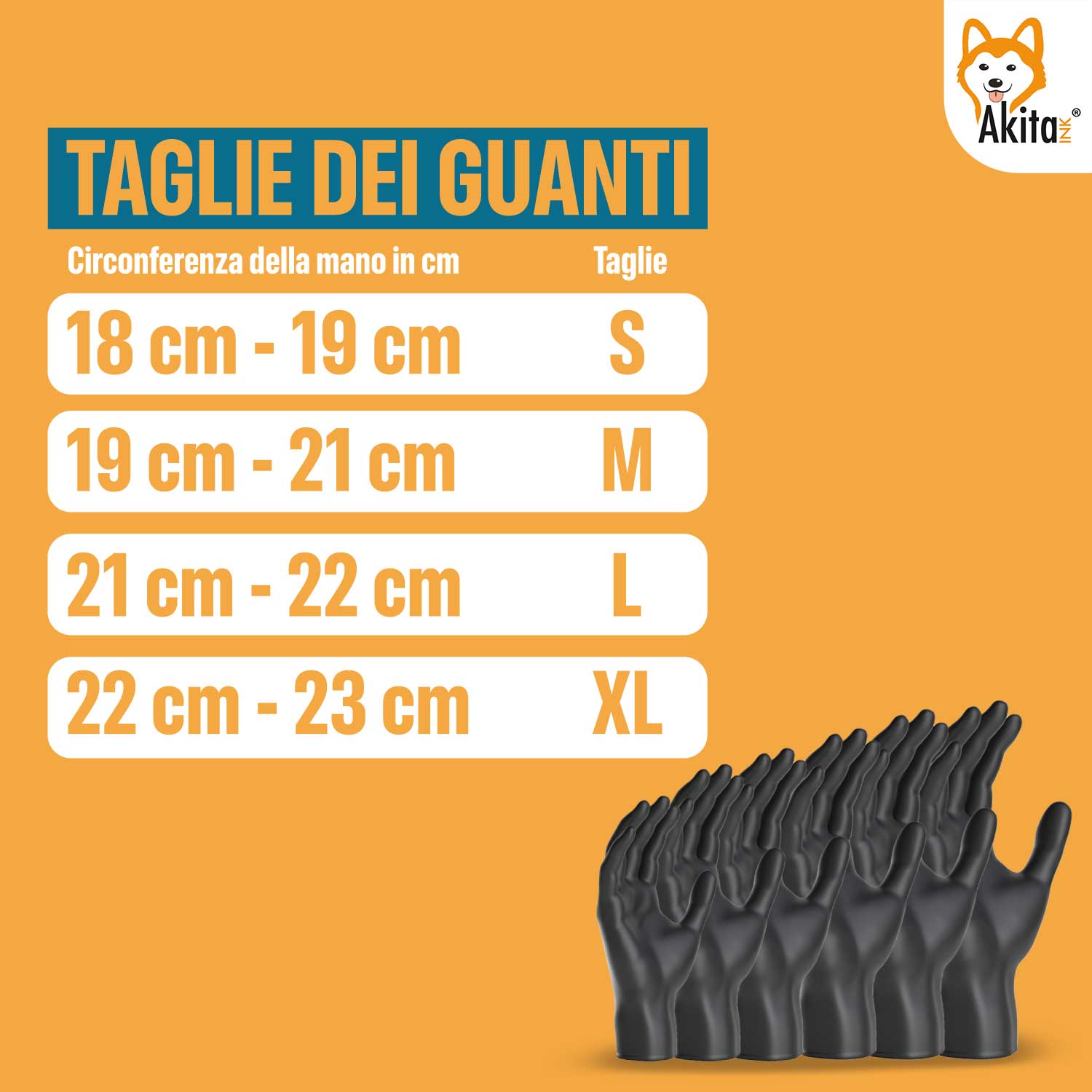 Guanti in Nitrile Senza Polvere per Ambiti Medici e Alimentari 100 NERI Tg, L foto 4